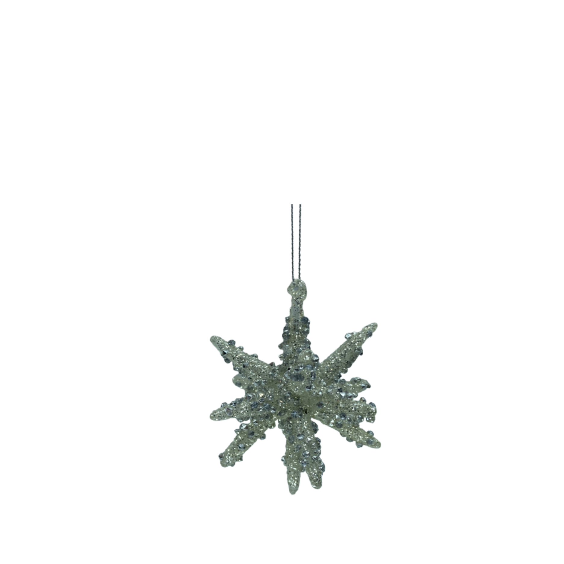 Glaskugel Glitzerstern II